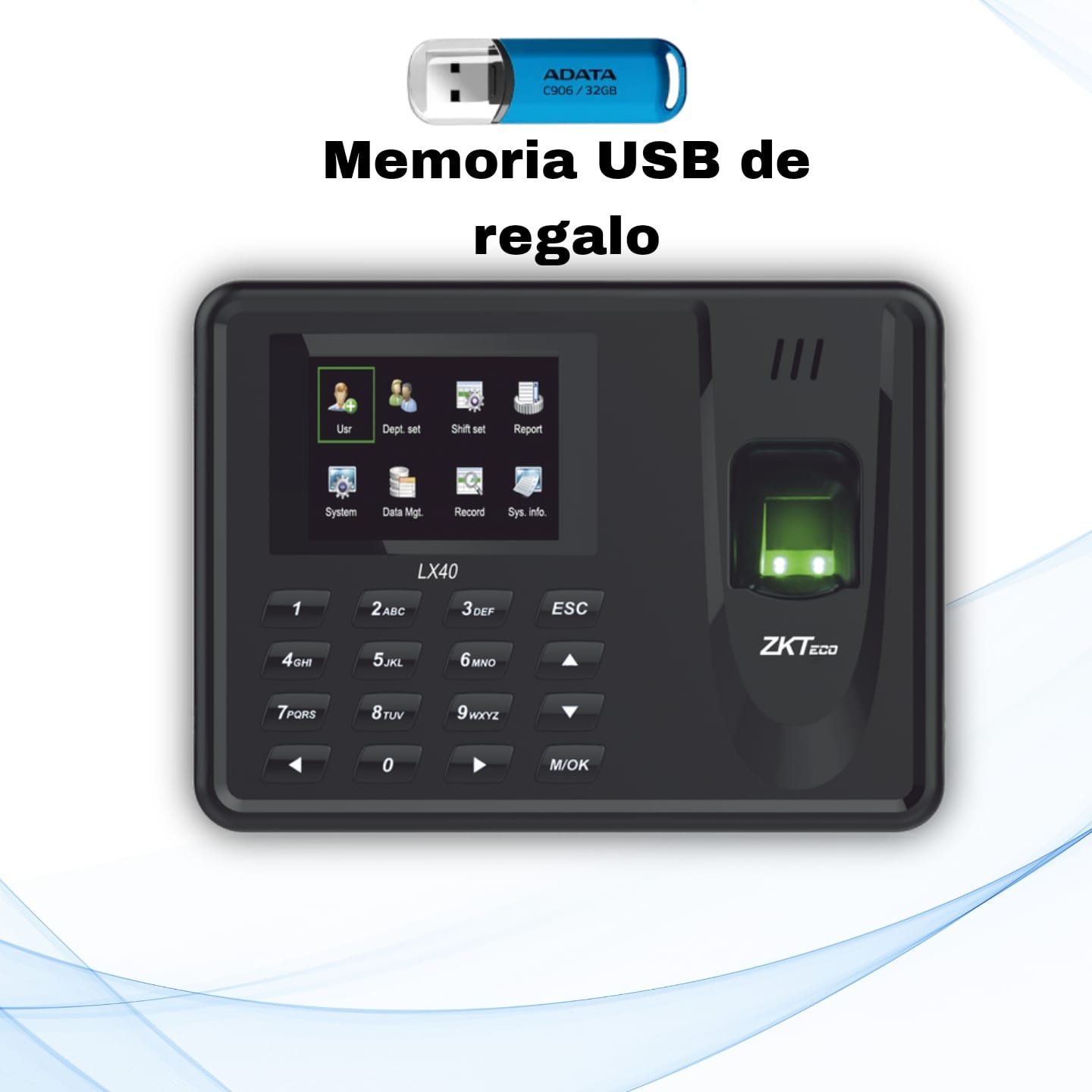 Checador para asistencia USB